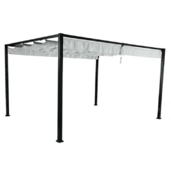 Siena Garden Sky Gartenpavillon 400x300 Cm Aluminium/Stahl/Polyester Anthrazit/Light Grey