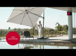 Knirps Ampelschirm Premium 275x275cm Bordeaux