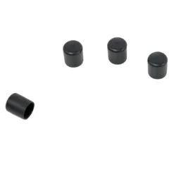 MWH Fußkappen Set 4-teilig Für Diverse Stapelsessel Und Tische 22mm Schwarz