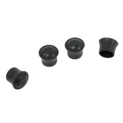 MWH Excelsior Fußkappen Set 4-teilig Für Liegen Schwarz