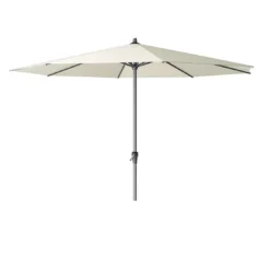 Siena Garden Avio Marktschirm Ø350 Cm Aluminium Anthrazit/Ecru
