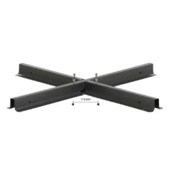 Siena Garden Kreuzständer Für Ampelschirme 100x100x6 Cm Stahl Anthrazit -Dopptler Geschaft 1041769 3