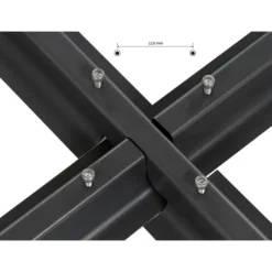 Siena Garden Kreuzständer Für Ampelschirme 100x100x6 Cm Stahl Anthrazit -Dopptler Geschaft 1041769 5