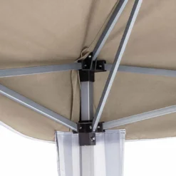 Siena Garden Gartenpavillon 300x300x262cm Aluminium Taupe -Dopptler Geschaft 1047918 3