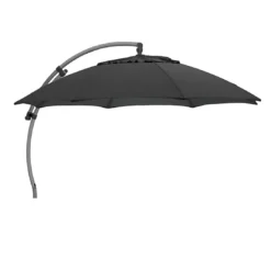 Sun Garden Easy Sun Ampelschirm Ø375 Cm Aluminium Silber/Anthrazit