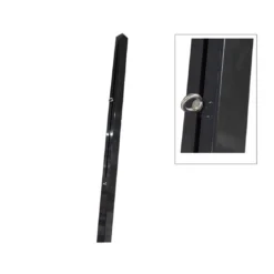 Nesling Sonnensegelzubehör Stahlpfosten 7x7x250cm Mit Verstellbarer Öse -Dopptler Geschaft 1108682 2