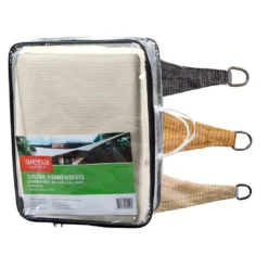 Siena Garden Solino Sonnensegel Quadratisch 360 Cm HDPE Ecru -Dopptler Geschaft 1119528 4