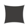 Siena Garden Solino Sonnensegel Quadratisch 360 Cm HDPE Grau