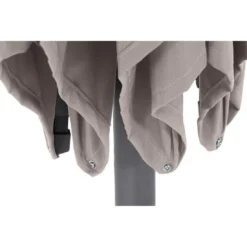 Siena Garden Avio Schirm Ø300 Cm Aluminium Anthrazit/Taupe -Dopptler Geschaft 1119704 17