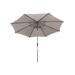 Siena Garden Avio Schirm Ø300 Cm Aluminium Anthrazit/Taupe -Dopptler Geschaft 1119704 3