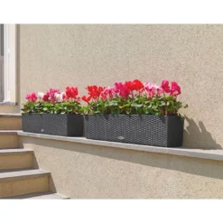 Lechuza Balconera 80 Pflanzgefäß Komplettset Granit -Dopptler Geschaft 1132541 4