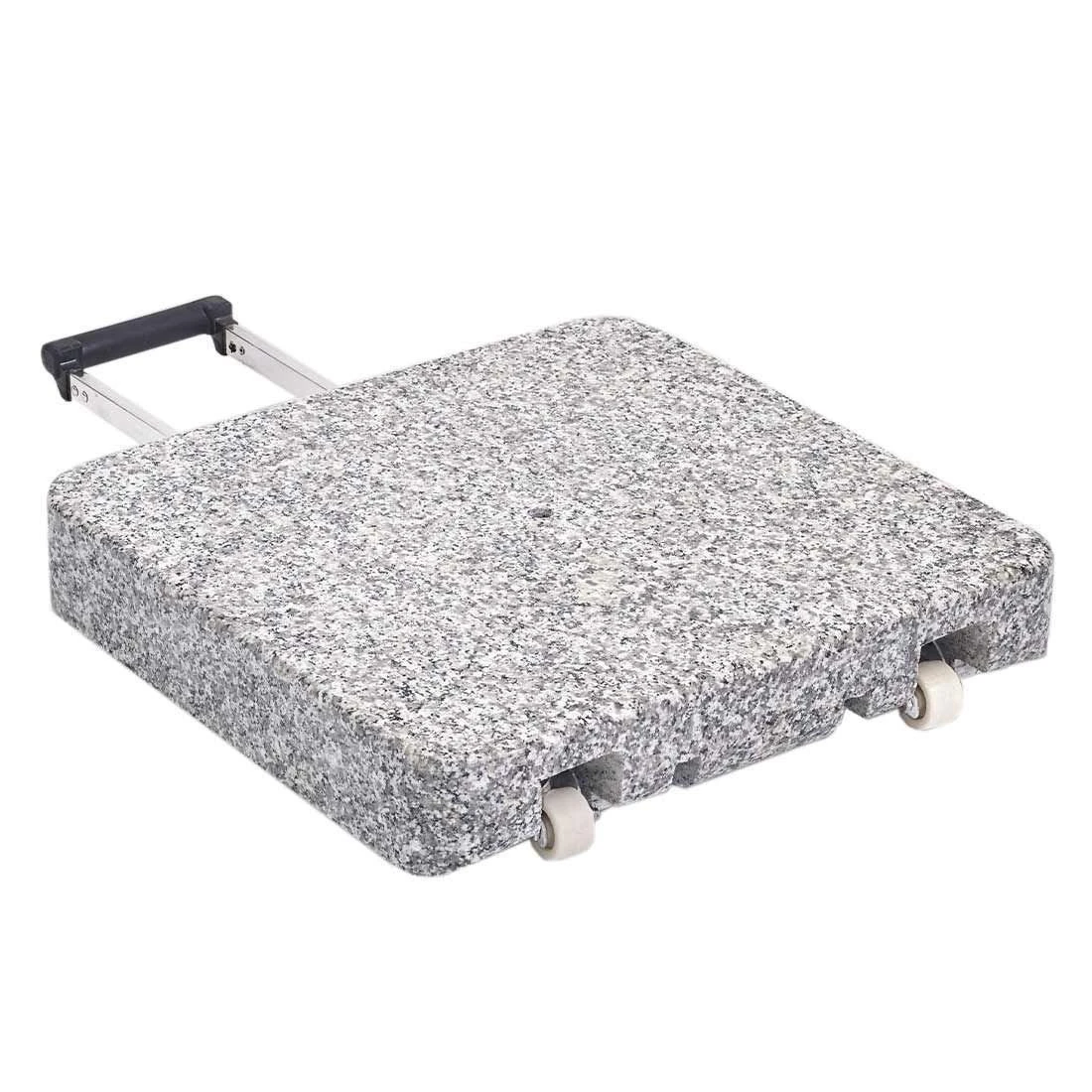 Glatz Granitsockel Z 40kg Ohne Standrohr / Mit Rollen Granit 1 Glatz Granitsockel Z 40kg Ohne Standrohr / Mit Rollen Granit