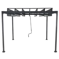 Siena Garden Gartenpergola 300x300cm Aluminium Anthrazit