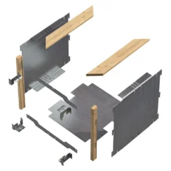 DJES Hochbeet Verlängerungsset Kurz Stahl/Fichte Grau 12 DJES Hochbeet Verlängerungsset Kurz Stahl/Fichte Grau -Dopptler Geschaft 1234291 3