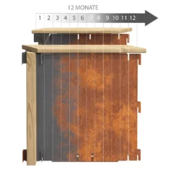 DJES Hochbeet Verlängerungsset Kurz Stahl/Fichte Grau 16 DJES Hochbeet Verlängerungsset Kurz Stahl/Fichte Grau -Dopptler Geschaft 1234291 7