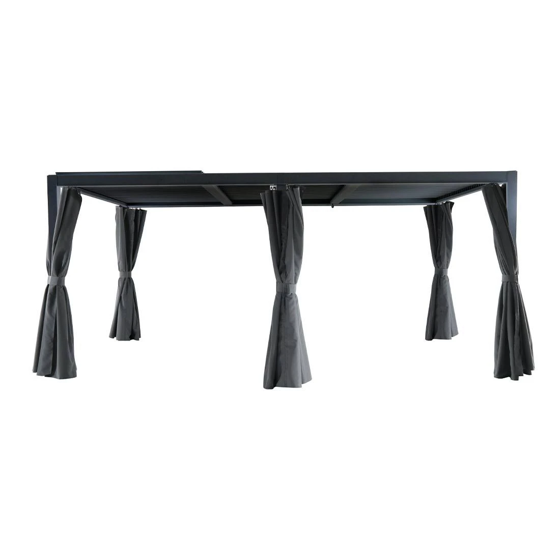 MWH Curtano Gartenpergola 540x300cm Aluminium/Olefin Matt Grau/Hellgrau 2 MWH Curtano Gartenpergola 540x300cm Aluminium/Olefin Matt Grau/Hellgrau – Bild 2