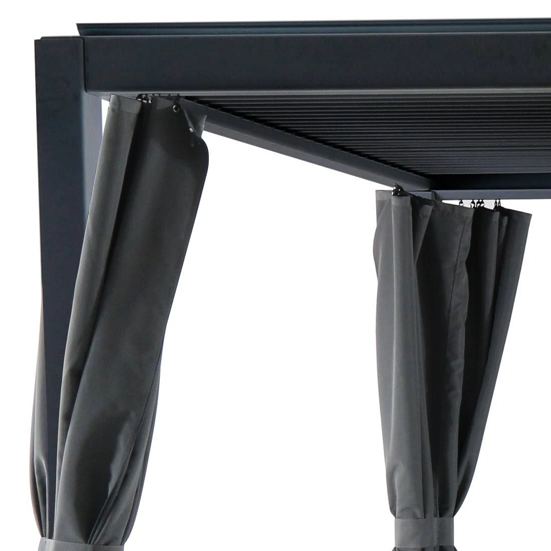 MWH Curtano Gartenpergola 540x300cm Aluminium/Olefin Matt Grau/Hellgrau 5 MWH Curtano Gartenpergola 540x300cm Aluminium/Olefin Matt Grau/Hellgrau – Bild 5