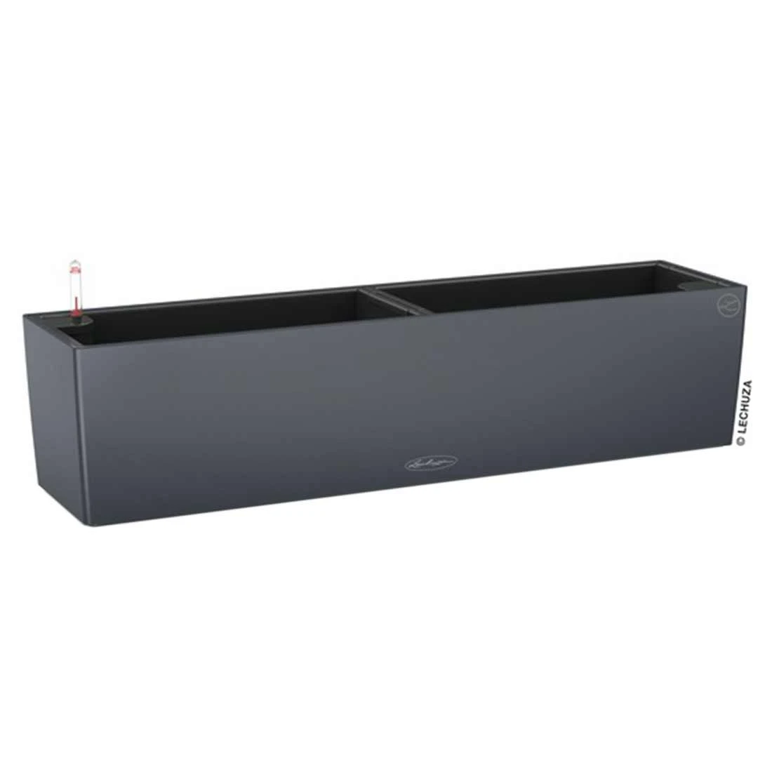 Lechuza Balconera Color 80 Pflanzgefäß 80x19cm Kunststoff Schiefergrau 1 Lechuza Balconera Color 80 Pflanzgefäß 80x19cm Kunststoff Schiefergrau