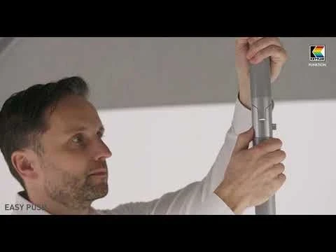 Kettler Easy Push Stockschirm 200x200cm Aluminium/Polyester Anthrazit/Hellgrau Meliert 1 Kettler Easy Push Stockschirm 200x200cm Aluminium/Polyester Anthrazit/Hellgrau Meliert