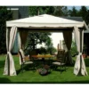 LECO 4er-Set Seitenteile Für Pavillon SAHARA 3x3m Natur