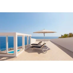 Glatz Fortero Stockschirm Ø350 Cm Eggshell -Dopptler Geschaft 681387 3