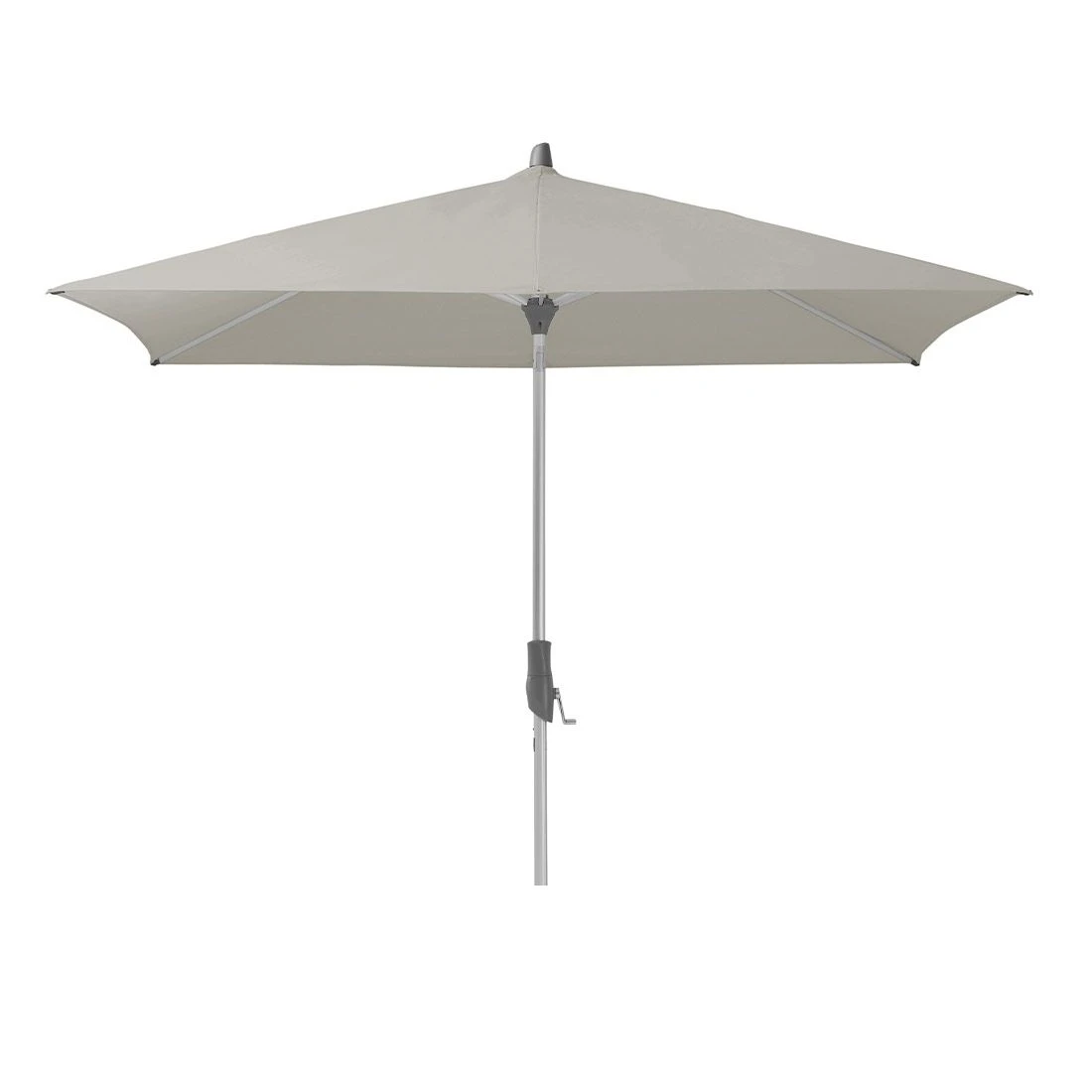 Glatz Alu Twist Mittelstockschirm 250x200cm Ash 2 Glatz Alu Twist Mittelstockschirm 250x200cm Ash – Bild 2