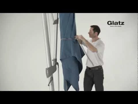 Glatz Sombrano S+ Ampelschirm 350x350cm Cream 1 Glatz Sombrano S+ Ampelschirm 350x350cm Cream