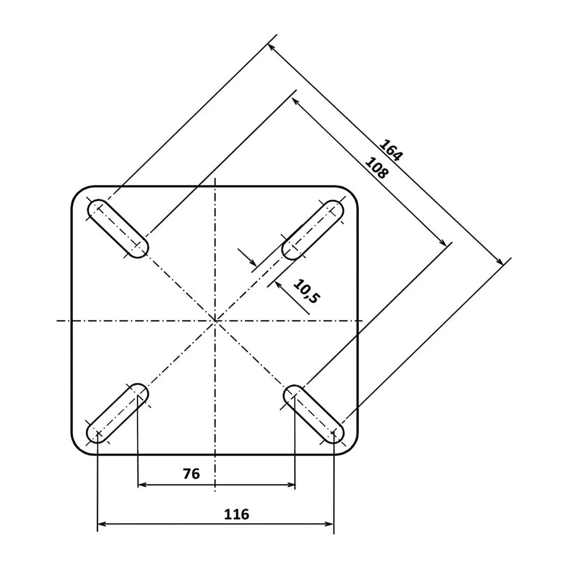 LiRo Midi Plus 100MF Mobiler Schirmständer - Flanschaufnahme Graphit 3 LiRo Midi Plus 100MF Mobiler Schirmständer - Flanschaufnahme Graphit – Bild 3