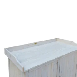 Habau Lino Gartentisch/Pflanztisch Mit Unterschrank Spießtanne Grau -Dopptler Geschaft 970027 3