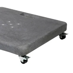 OUTLIV. Schirmständer Beton 125kg Für Ampelschirme LK159 Grau -Dopptler Geschaft 978178 3