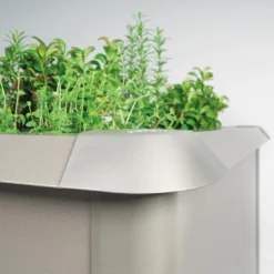 Biohort Schneckenschutz Hochbeet Quarzgrau-Metallic -Dopptler Geschaft biohort schneckenschutz fuer hochbeet 100x100cm stahl 1383781 3