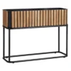 Cane-Line Combine Pflanzgefäß 83x62x28cm Teak/Alu Natur/Lava Grey