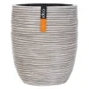 Capi Nature Rib Pflanztopf Ø14x17,3cm Elfenbein