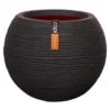 Capi Riffle Pflanztopf Ø40x32cm Kunststoff Schwarz