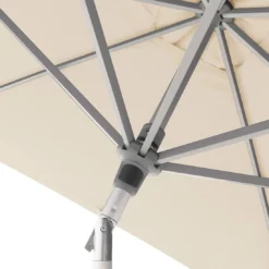 Doppler ACT Auto-Tilt Stockschirm 240x240 Cm Mit Kurbel Silber/Natur -Dopptler Geschaft doppler act auto tilt stockschirm mit kurbel 240x240 cm 1440343 4