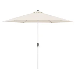 Doppler ACT Auto-Tilt Stockschirm Ø305cm Mit Kurbel Silber/Natur