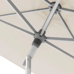 Doppler ACT Auto-Tilt Stockschirm Ø305cm Mit Kurbel Silber/Natur -Dopptler Geschaft doppler act auto tilt stockschirm mit kurbel durchm305 cm 1440332 5