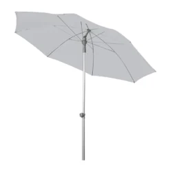 Doppler ACT Drehknick Mittelstockschirm NEO Ø200cm Hellgrau