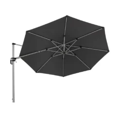 Doppler Active Ampelschirm Ø370cm Anthrazit -Dopptler Geschaft doppler active ampelschirm o370cm alu graphit 840 anthrazit 1247183 4