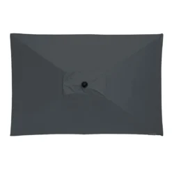 Doppler Active Mittelstockschirm 210x140cm - Mit Kurbel Anthrazit -Dopptler Geschaft doppler active balkonschirm 210x140cm alu kurb auto tilt anthrazit 1251583 3