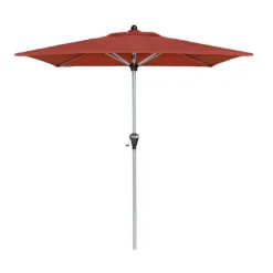 Doppler Active Mittelstockschirm 210x140cm - Mit Kurbel Terracotta