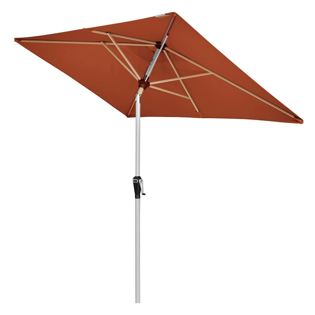 Doppler Active Mittelstockschirm 210x140cm - Mit Kurbel Terracotta 2 Doppler Active Mittelstockschirm 210x140cm - Mit Kurbel Terracotta – Bild 2