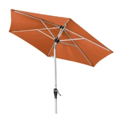 Doppler Active Mittelstockschirm Ø210cm - Mit Kurbel Terracotta -Dopptler Geschaft doppler active balkonschirm o210cm alu kurbel auto tilt terracotta 1248041 3