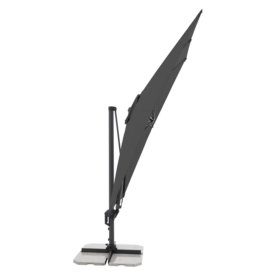 Doppler Active Green Edition Ampelschirm 310x210cm Anthrazit 2 Doppler Active Green Edition Ampelschirm 310x210cm Anthrazit – Bild 2