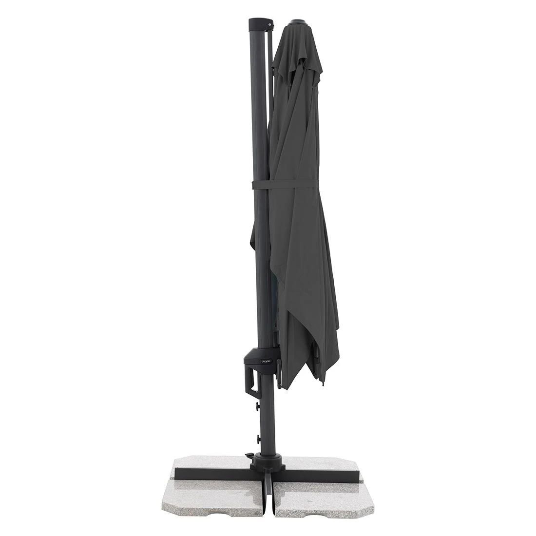 Doppler Active Green Edition Ampelschirm 310x210cm Anthrazit 3 Doppler Active Green Edition Ampelschirm 310x210cm Anthrazit – Bild 3