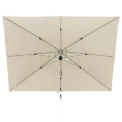 Doppler Active Pendelschirm 350x260cm Mit Windauslass Natur -Dopptler Geschaft doppler active ii ampelschirm 350x260cm alu graphit 820 natur 1307804 6