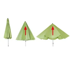 Doppler Active Sonnenschirm -Teleskop Ø340 Anthrazit -Dopptler Geschaft doppler active sonnenschirm teleskop o340 44209 3