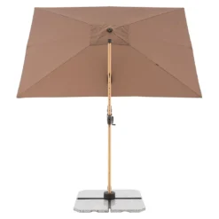 Doppler Alu-Wood Ultra Ampelschirm 300x220cm Holzoptik/Aluminium Greige -Dopptler Geschaft doppler alu wood ultra ampelschirm 300x220cm holzoptik aluminium 1355742 11