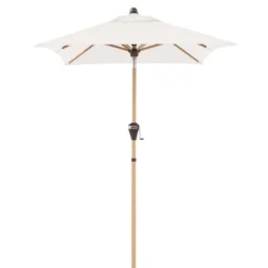 Doppler Alu-Wood Ultra Mittelstockschirm 210x140cm Natur -Dopptler Geschaft doppler alu wood ultra balkonschirm 210x140cm 1355775 2