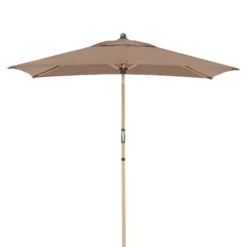 Doppler Alu-Wood Ultra Mittelstockschirm 210x140cm Greige